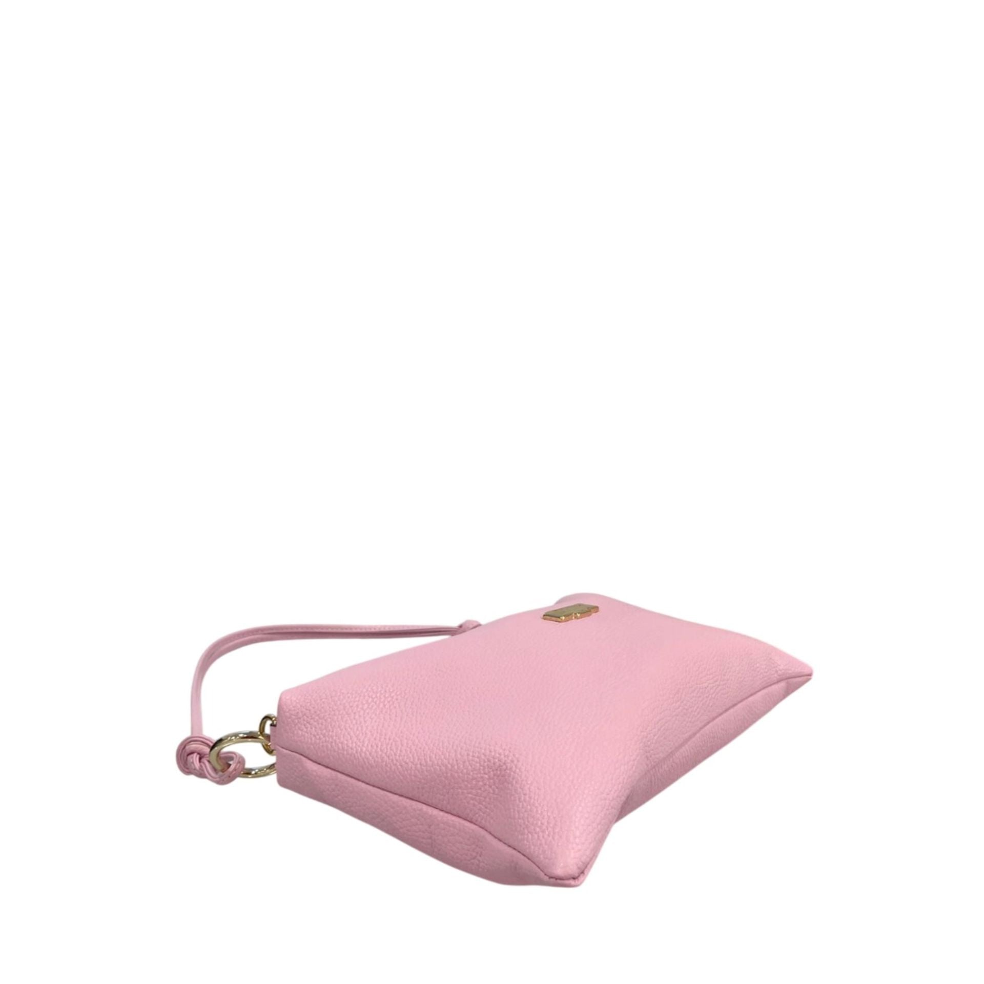 Baldinini Trend AL3138 Lucca pink leather shoes with stylish design, photographed on a white background.