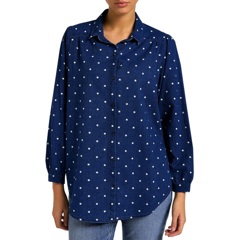 Jag Couture London-New York Lee X073_112355126-_458 stylish women's blouse with intricate floral embroidery and lightweight fabric.