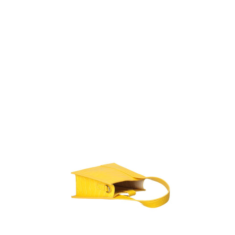 Roberta Rossi RR220722023FBG-C04 Giallo handbag by Jag Couture London - New York, featuring vibrant yellow leather and stylish design.