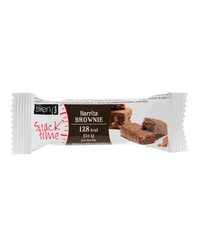 Three Siken Form Brownie Snack Bars in 36g packages by Jag Couture London New York, showcasing the chocolate brownie snack bars.