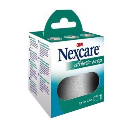 White cohesive elastic bandage, 3m x 7.5cm, Nexcare by Jag Couture London - New York, wrapped around a medical arm.