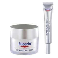 Eucerin Hyaluron Filler Day Cream Dry Skin 50ml + Eye Cream 15ml Jag Couture London - New York