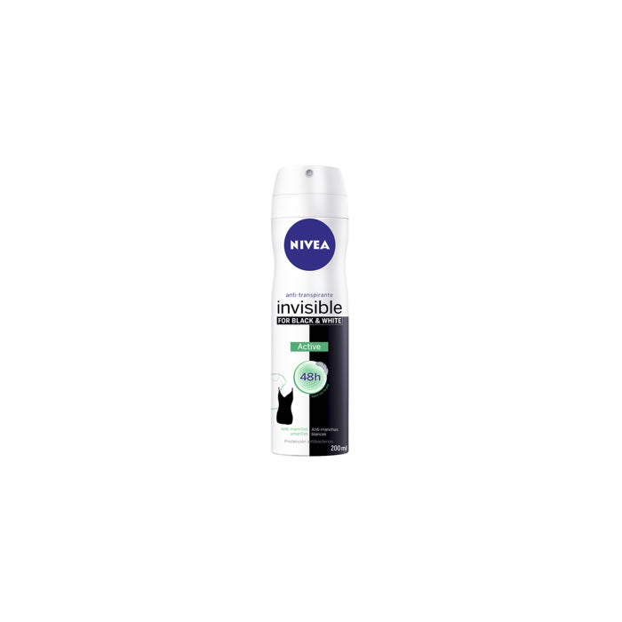 Nivea Black &amp; White Active Deodorant Spray 200ml