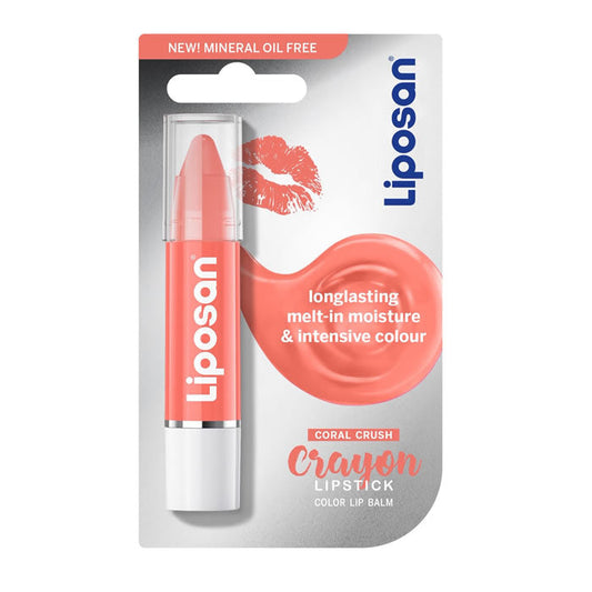 Liposan Crayon Lip Balm With Colour Coral Jag Couture London - New York