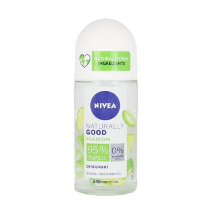Nivea Naturally Good Aloe Vera Deodorant Roll-On 50ml Jag Couture London - New York
