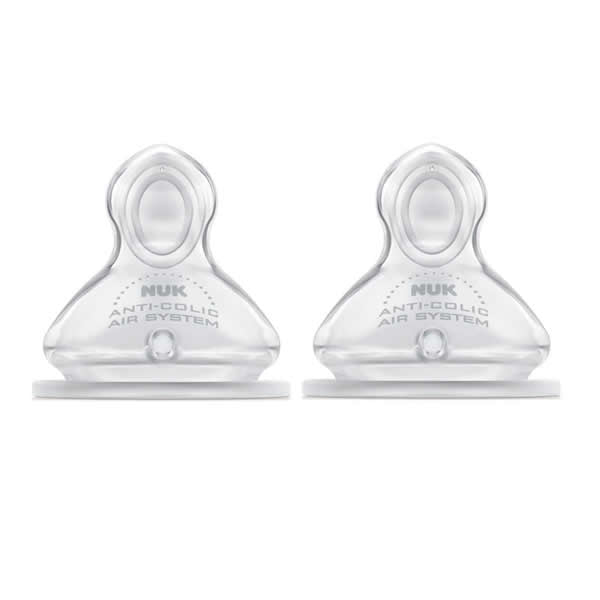 Nuk First Choice Size 2 Silicone Teat 2 Units Jag Couture London - New York