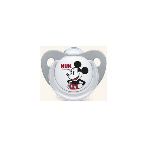 Nuk Silicone Mickey Soother T3 by Jag Couture London - New York, featuring a silicone Mickey Mouse design on a baby pacifier.