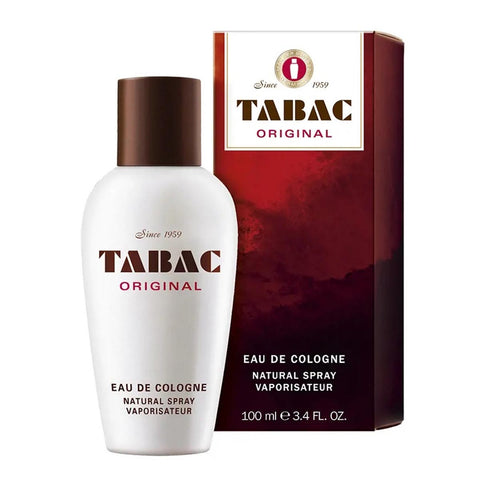 Tabac Original Eau De Cologne spray in 100ml bottle by Jag Couture London - New York, featuring classic fragrance design.