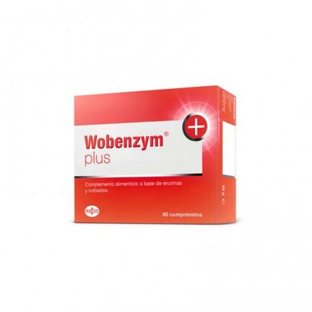 Douglas Wobenzym Plus 60 tablets supplement by Jag Couture London featuring the product packaging and tablets.