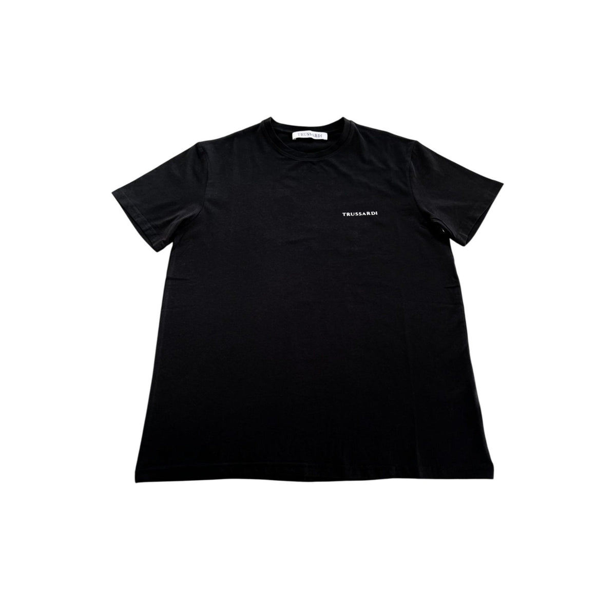 Black Trussardi Beachwear TRU25MTS03 by Jag Couture London-New York, featuring a stylish design perfect for beach or poolside wear.