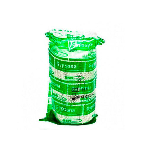 Jag Couture London-New York Venda Gypsona Yeso in 15x2.70 size, 48 units, showing a rolled plaster bandage for medical use.
