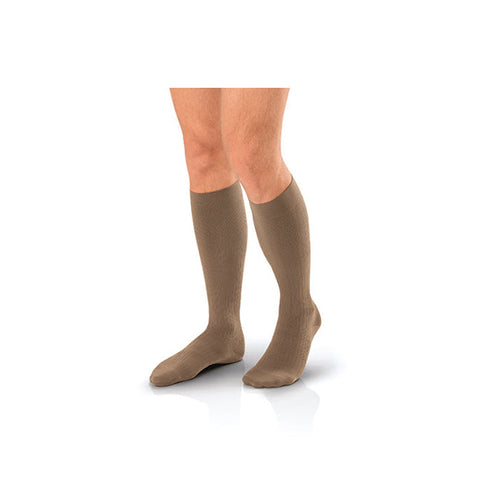 Brown Jobst Soft Sock in size M by Jag Couture London New York, featuring a comfortable, soft knit fabric.