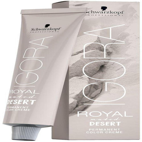Schwarzkopf Igora Royal 9-42 beige humo hair dye in 60ml tube, featuring packaging with beige and smoky tones.