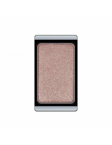 Artdeco Sombra Mono single eyeshadow in a neutral shade, displayed in a sleek compact with a mirror.