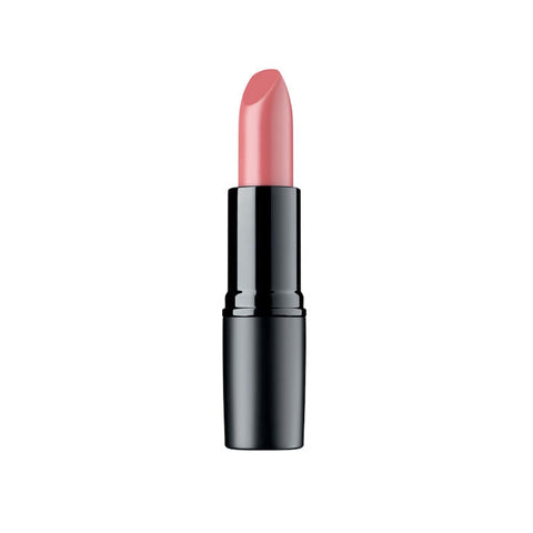 Artdeco Perfect Mat Lipstick in shade 165 Rosy Kiss, with a smooth, matte finish and sleek packaging.