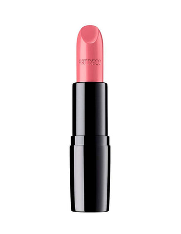 Artdeco Perfect Color Lipstick Lingering Rose in 4g, with deep pink shade and sleek packaging, displayed on a neutral background.