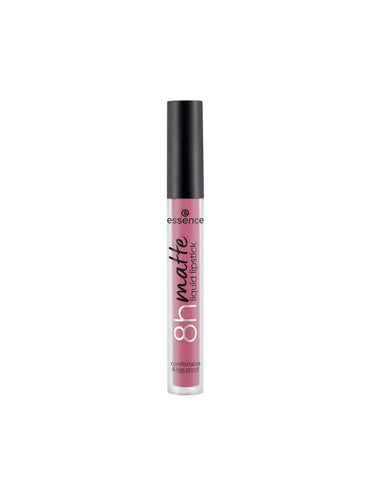 Essence Cosmetics 8h Matte Lipstick in Pink Blush, liquid lip product with a 2.5ml applicator tube, by Jag Couture London - New York.