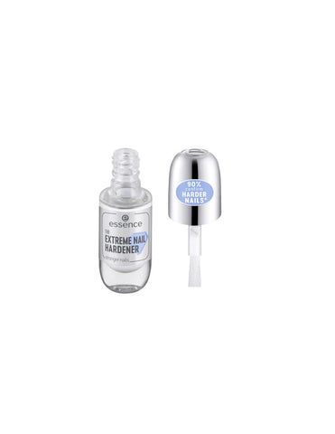 Jag Couture London - New York Essence Cosmetics The Extreme Nail Hardener bottle with label, designed to strengthen and harden nails.