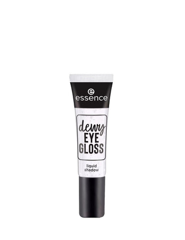 Jag Couture London Dewy Eye Gloss liquid eyeshadow in Crystal Clear, 8ml, with a glossy, transparent finish.