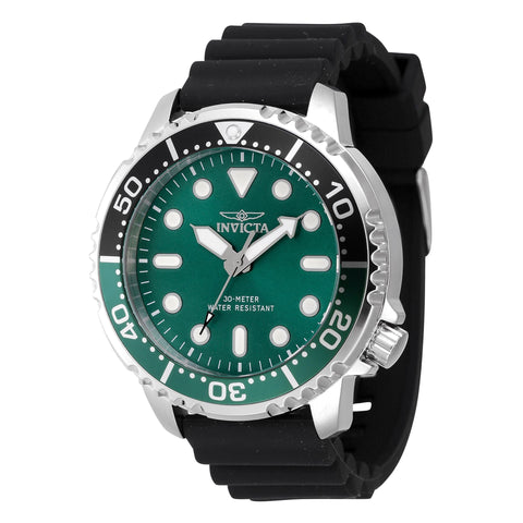 Invicta X093_47223 wristwatch with black dial and stainless steel band, showcasing sleek design from Jag Couture London - New York.