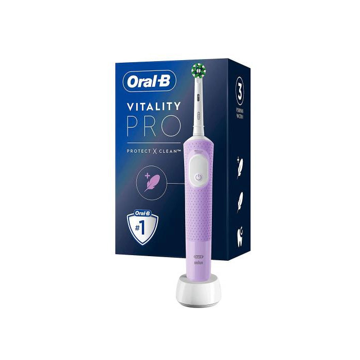 Oral-B Vitality Pro Lilac Electric Toothbrush Jag Couture London - New York