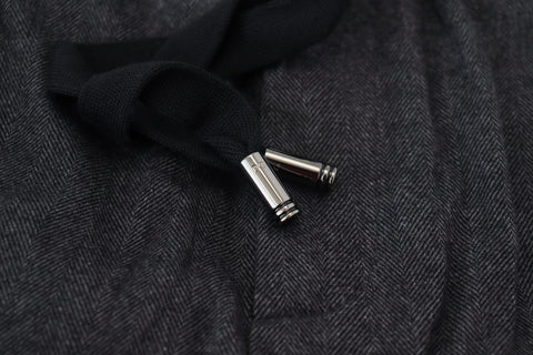 Gray cotton jogger men's pants by Dolce & Gabbana, featuring a relaxed fit and elastic waistband.