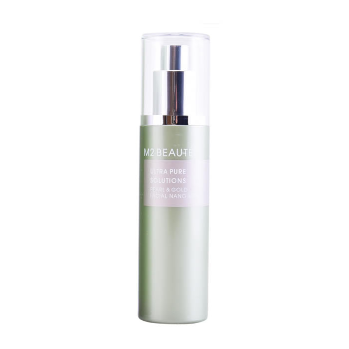 M2 Beauté Ultra Pure Solutions Pearl &amp; Gold Facial Nano Spray 75ml
