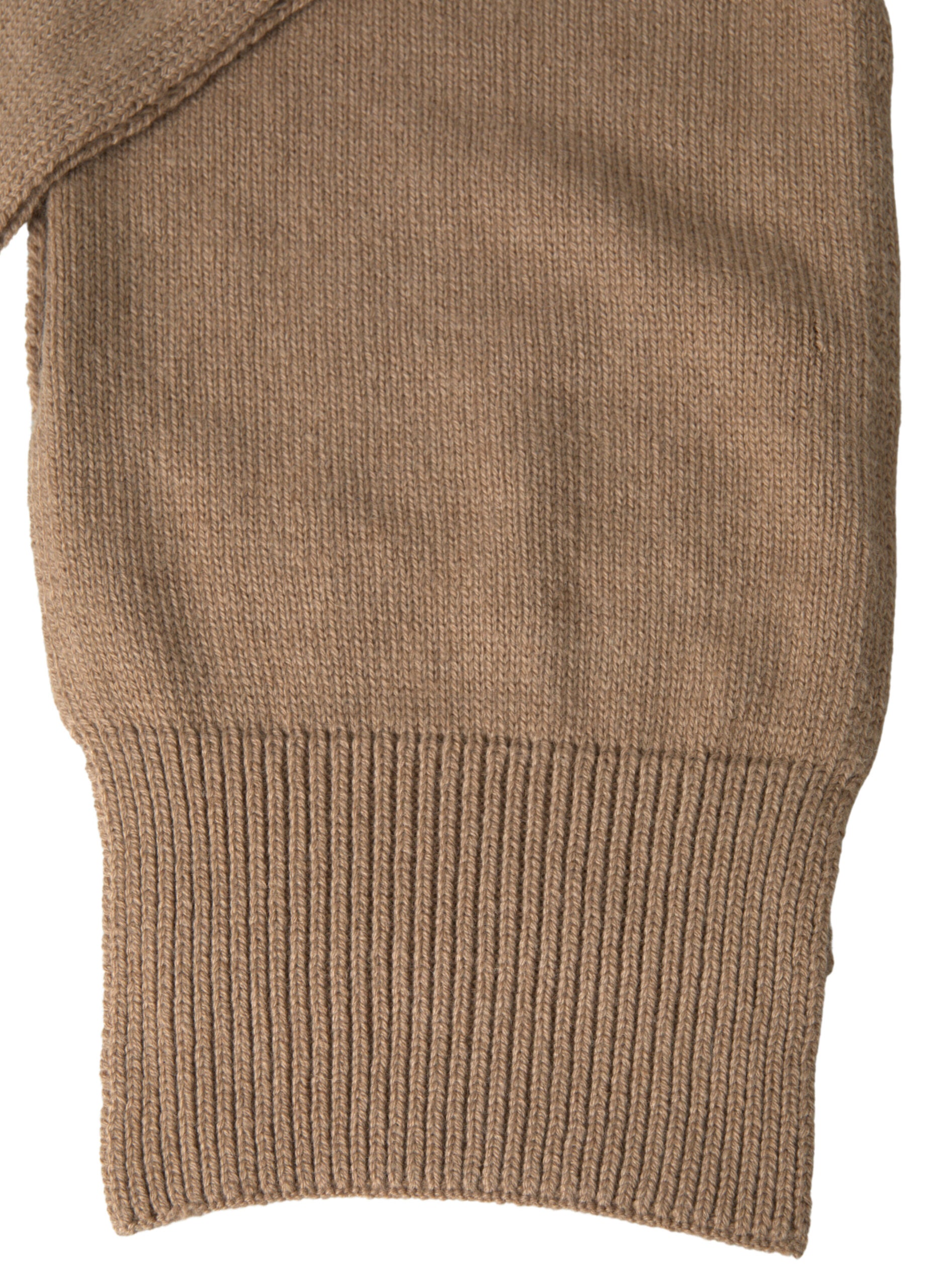 Brown knitted camel wrap shawl scarf by Dolce & Gabbana, showcasing soft textured knit and stylish wrap design.