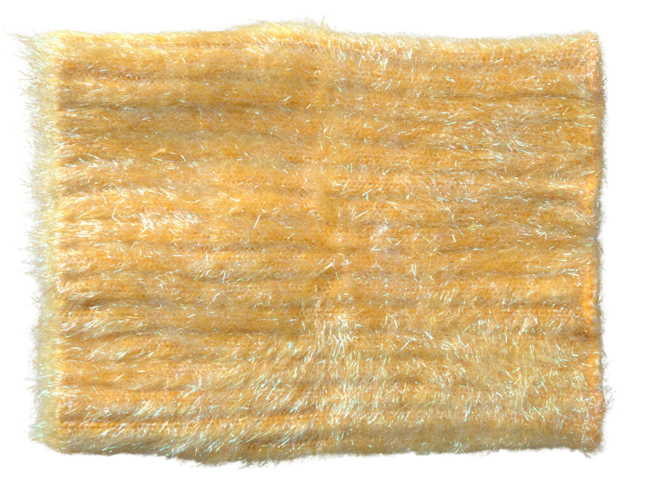 Yellow polyester mohair fiber neck wrap scarf by Dolce & Gabbana, featuring soft, textured fabric and stylish design.