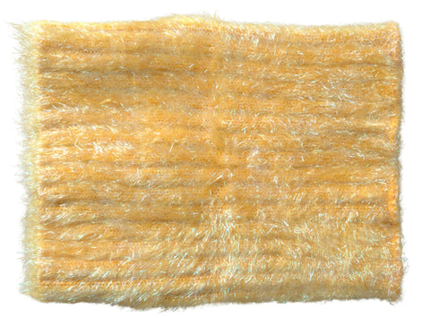 Yellow polyester mohair fiber neck wrap scarf by Dolce & Gabbana, featuring soft, textured fabric and stylish design.