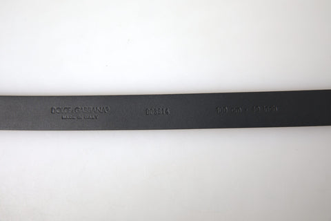 Dolce & Gabbana Bordeaux leather belt with silver metal buckle, stylish accessory for men or women.