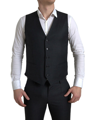 Dark Gray 3 Piece Single Breasted MARTINI Suit