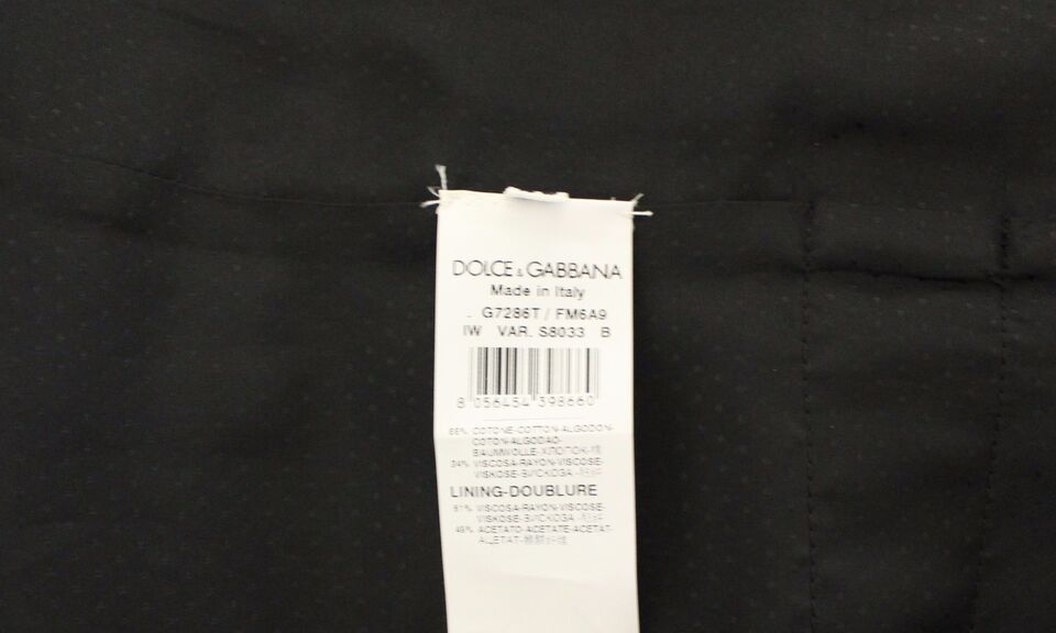Brown cotton blend dress vest gilet by Dolce & Gabbana, featuring a tailored fit and classic design.