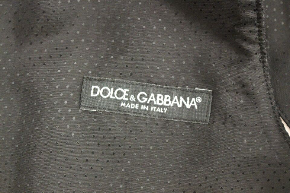Gray wool blend vest gilet by Dolce & Gabbana, featuring a tailored fit and classic design, displayed on a plain background.
