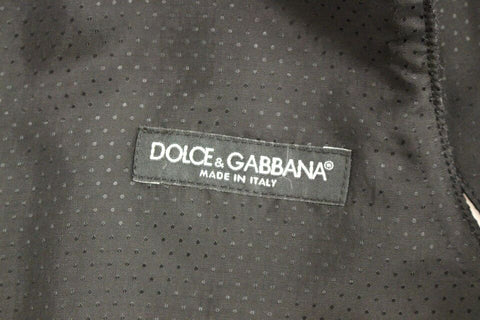 Gray wool blend vest gilet by Dolce & Gabbana, featuring a tailored fit and classic design, displayed on a plain background.