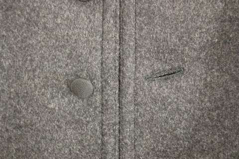 Gray wool blend logo vest by Dolce & Gabbana, featuring a sleek sleeveless design with brand logo detail.