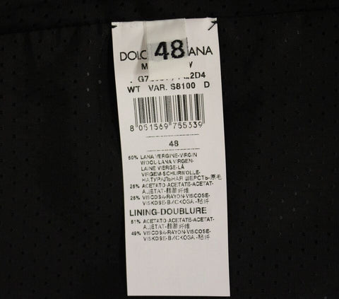 Gray wool blend vest gilet by Dolce & Gabbana, featuring a tailored fit and textured fabric, shown on a neutral background.