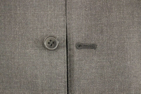 Gray wool formal dress vest by Dolce & Gabbana, stylish men's gilet with tailored fit and classic design.