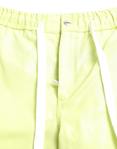 Light green cotton cargo Bermuda shorts for men by Dolce & Gabbana, shown with pockets and relaxed fit.