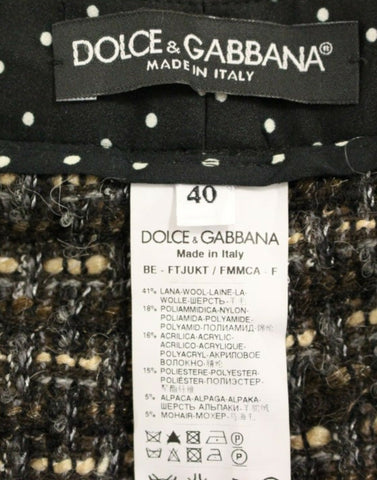 Multicolor wool shorts pants by Dolce & Gabbana featuring a stylish, vibrant design with a tailored fit.