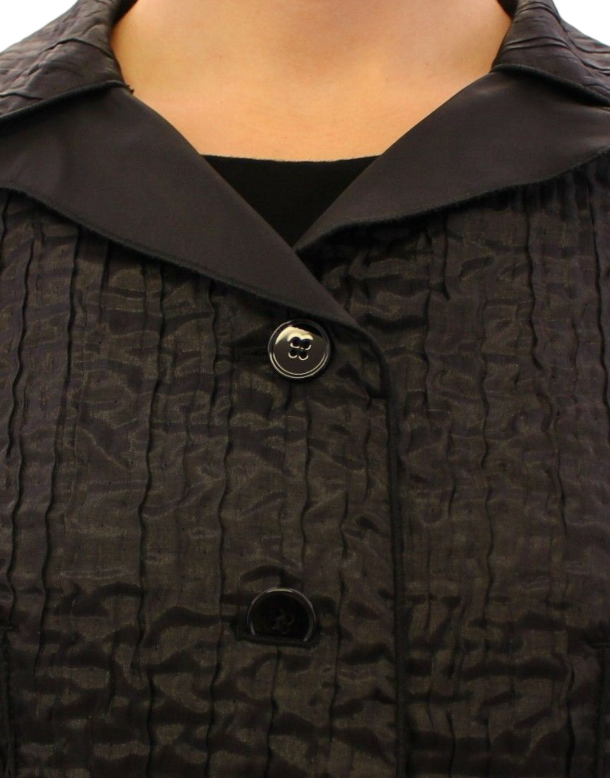 Black Dolce & Gabbana short bolero shrug jacket with long sleeves and fitted style, perfect for elegant evening wear.
