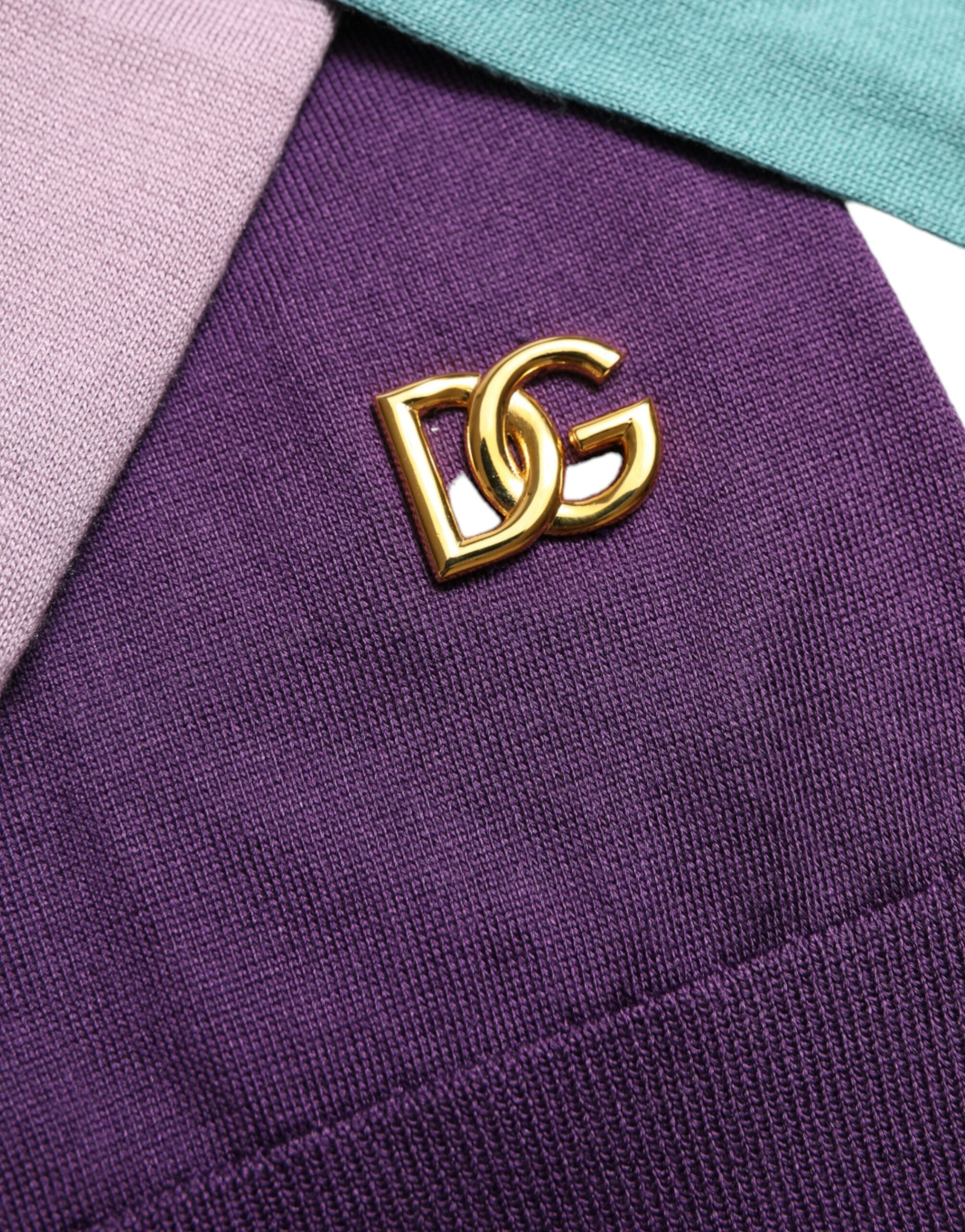 Multicolor bow fastening Dolce & Gabbana pullover sweater featuring a stylish design and cozy knit fabric.
