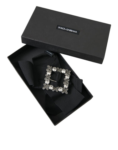 Black Swarovski Crystal Embellished Hair Clip