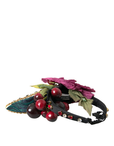 Red Watermelon Cherry Crystal Hairband Statement Diadem