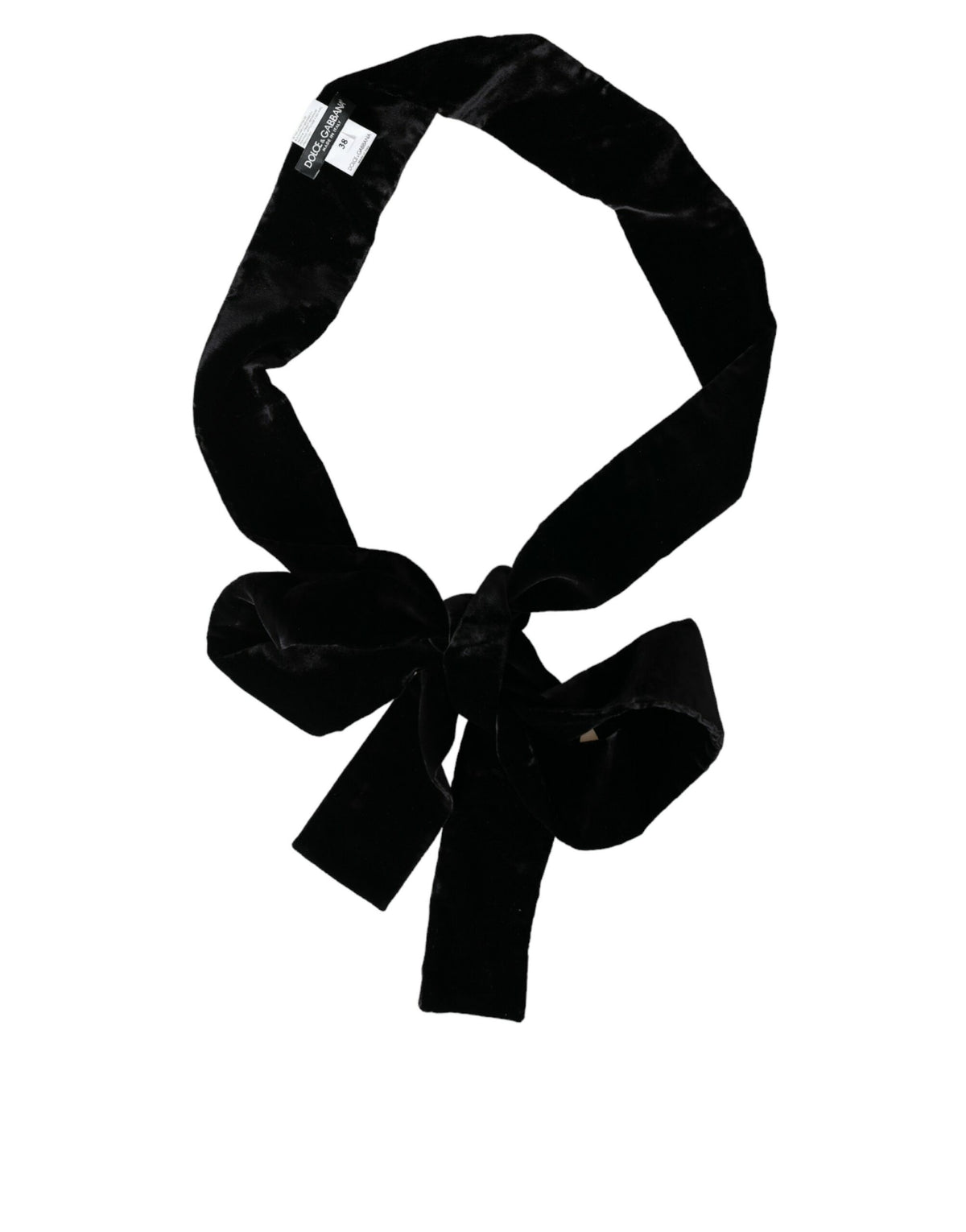 Black viscose wide waist women belt by Dolce & Gabbana with a sleek design and adjustable fit.