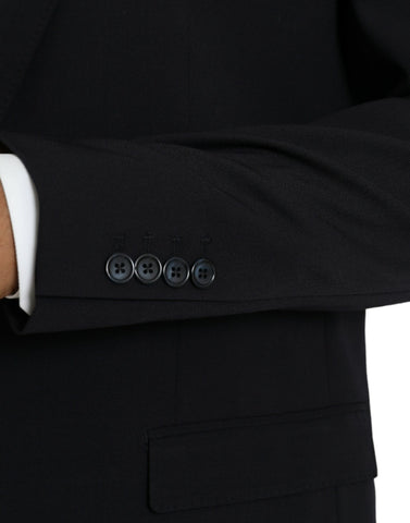 Dark Blue MARTINI Single Breasted Coat Blazer
