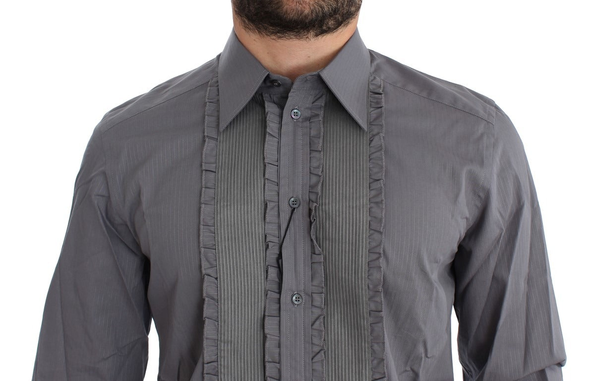 Purple Torero GOLD slim fit dress shirt by Dolce & Gabbana, featuring a tailored design and elegant collar details.