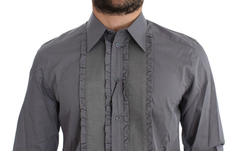 Purple Torero GOLD slim fit dress shirt by Dolce & Gabbana, featuring a tailored design and elegant collar details.