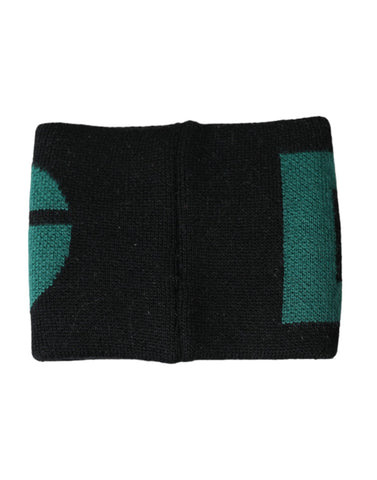 Black and green wool wristband with Dolce & Gabbana logo design, featuring the DGMILLENNIALS branding.