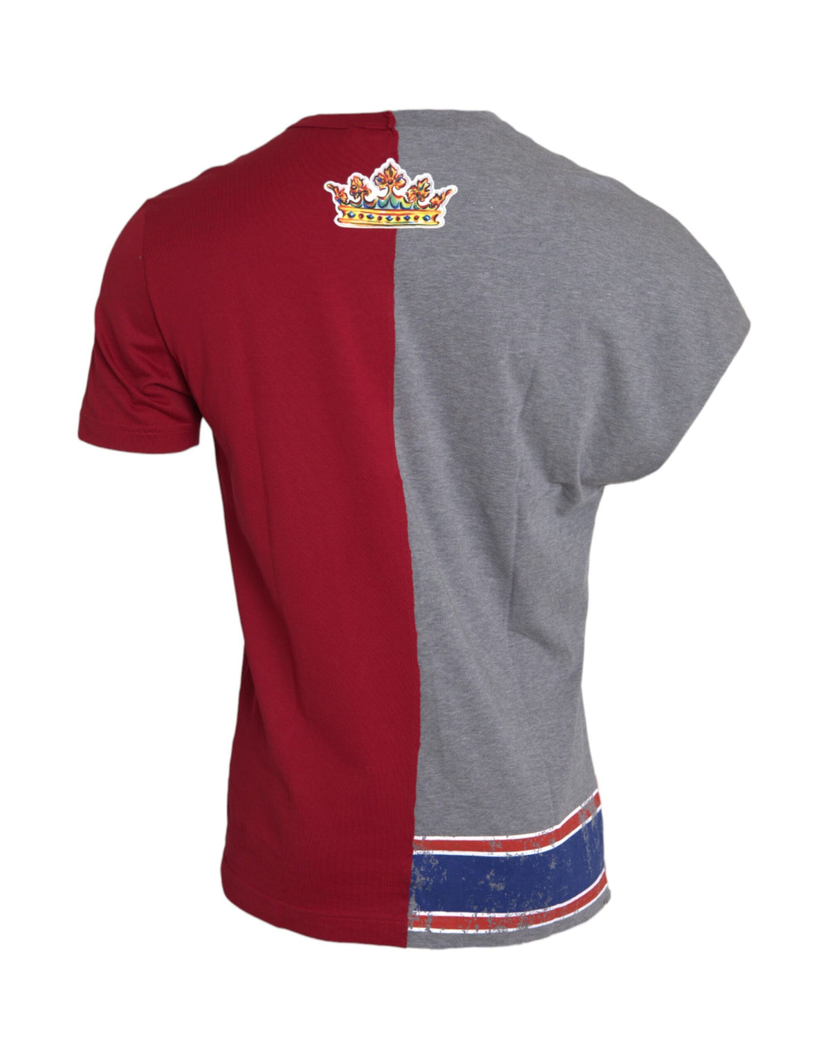 Multicolor graphic short sleeve T-shirt by Dolce & Gabbana featuring vibrant design and casual fit.